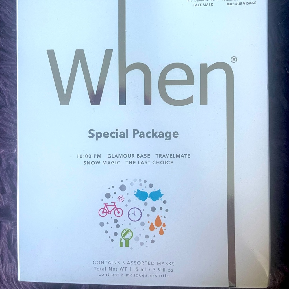 5pk Assorted Bio Cellulose Sheet Mask